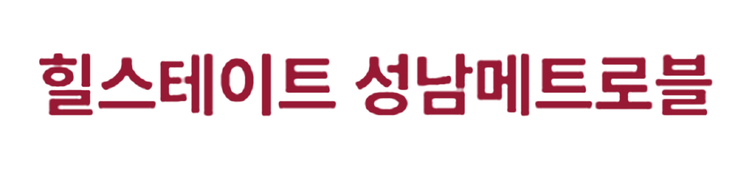 힐스테이트 성남메트로블